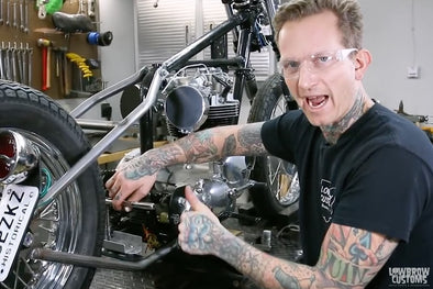 VIDEO: Motorcycle Battery Box Install How-To on a Hardtail Triumph Bobber