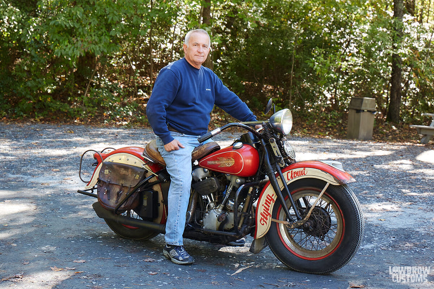 From Roller Magazine Archives: Meet Rick Allen And His 1936 Harley-Davidson OHV Knucklehead "The Flying Cloud"