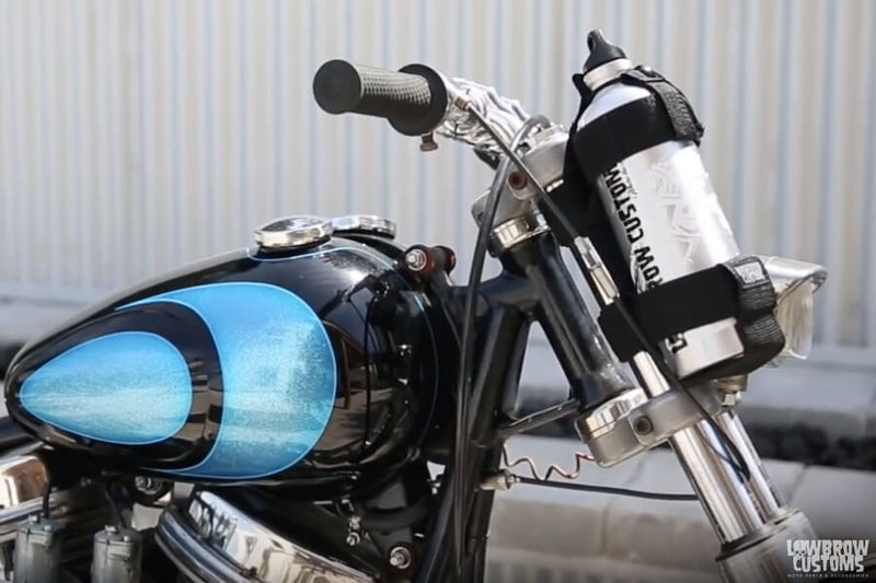 VIDEO: Lowbrow Customs Fuel Reserve Bottle & Carrier