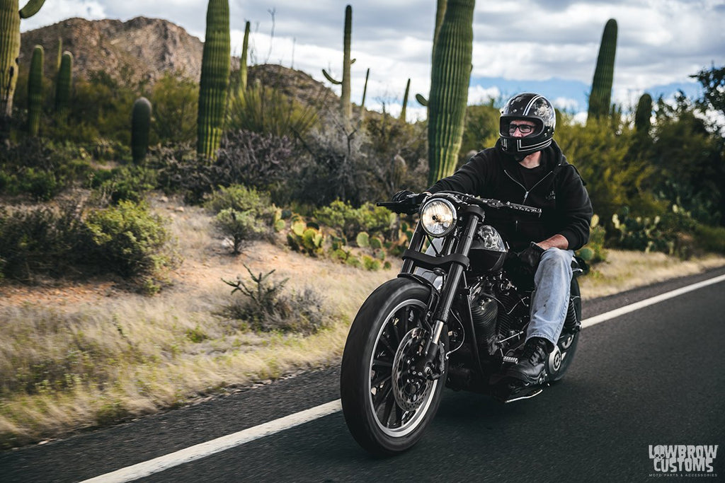Gorgeous Greg's Black Bike: 1985 Harley FXSB Custom EVO – Lowbrow