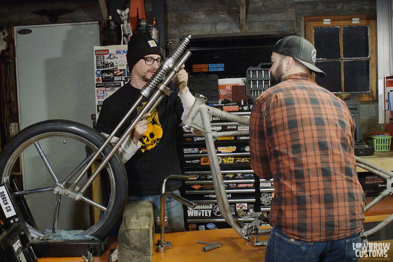 VIDEO-Geared Science - Ian Olsen's Harley-Davidson Shovelhead Build Part 2 - The Mock Up & Idea Stage