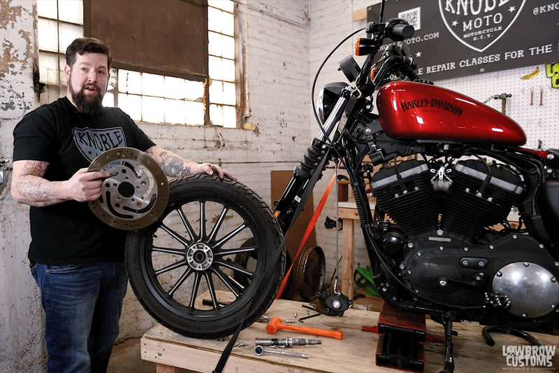Knoble Tech Tips: How To Replace a Front Brake Rotor On Harley Sportster In 5 Easy Steps