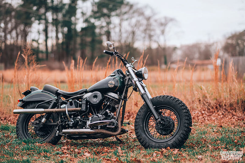 Lowbrow Customs Spotlight-Annette LaRue's 1958 Harley-Davidson FLH Duo Glide Panhead-Liam Kennedy Photos