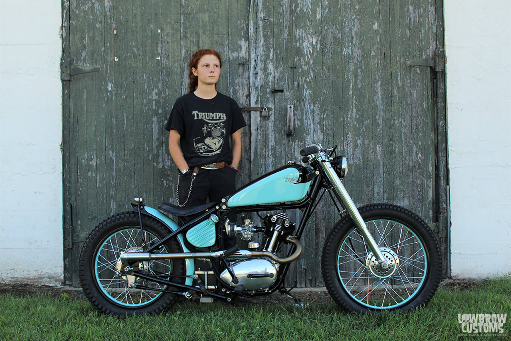 Lowbrow Spotlight: Meet Emmi Cupp and Her Classic 1958 Triumph T20