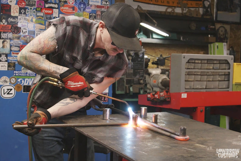 Video: Making a Custom Sissy Bar - Ian Olsen's Harley-Davidson Shovelhead Build - Part 5 - Geared Science