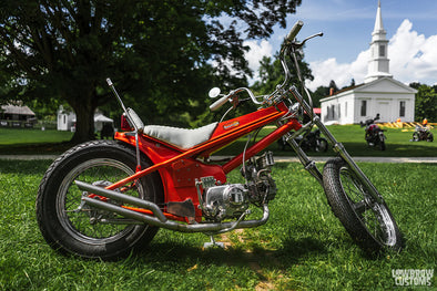 Meet Emmi Cupp and Her 1973 Honda CT90 "Dreamsicle"