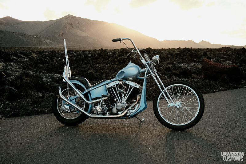 Meet Lorenzo Cisi And His 1978 Harley-Davidson FLH Chopper Named Blue Haze