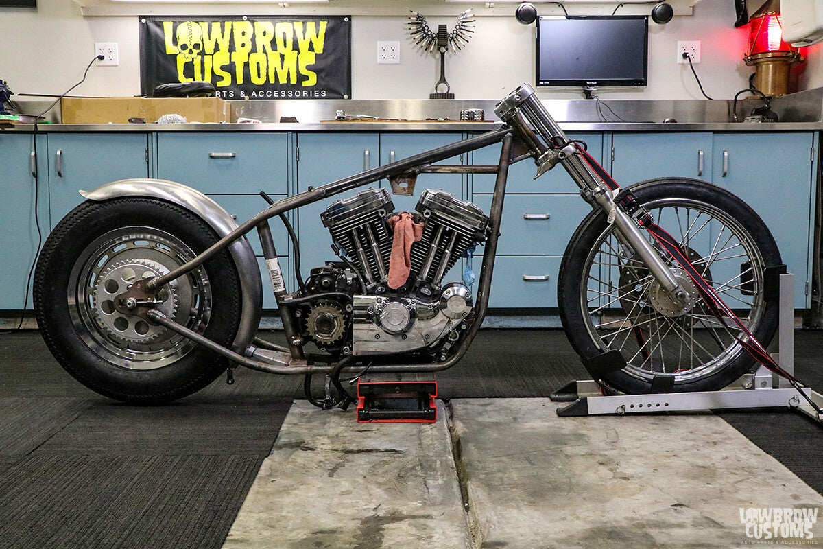 Build Sportster Chopper Part 6: Chopper Rear Fender Mounting – Lowbrow ...