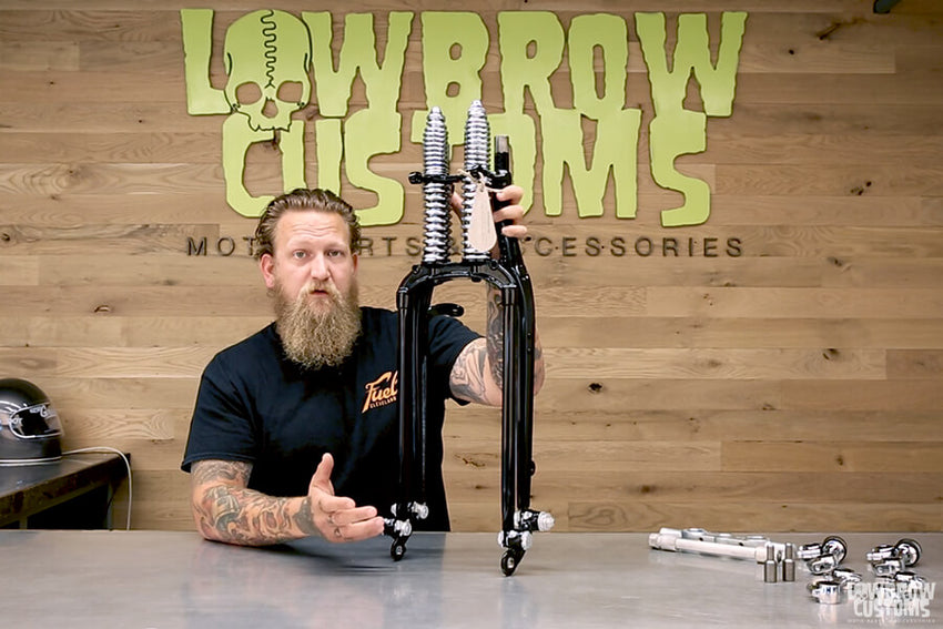 VIDEO: Review - Cannonball I-Beam Inline Springer Front Fork for Custom Motorcycles