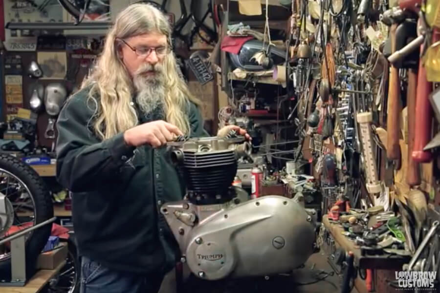 VIDEO: Triumph 650 Motorcycle Engine Disassembly & Rebuild Part 2 ...