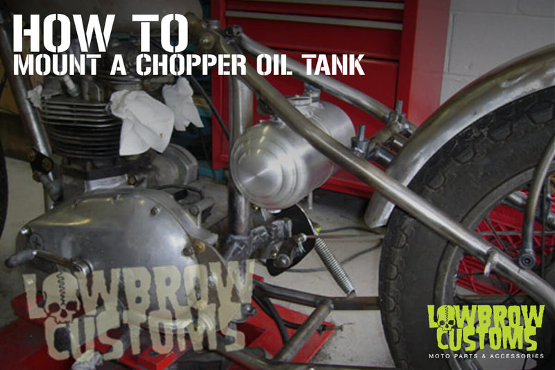 how to mount a chopper oil tank