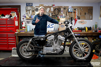 How To Install S&S Cycles 1200cc Hooligan kit for 883cc HD Sportsters - Part 1 - Disassembly