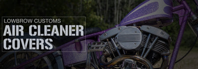 Lowbrow Customs Air Cleaner Covers For S&S Super E and G Carburetors
