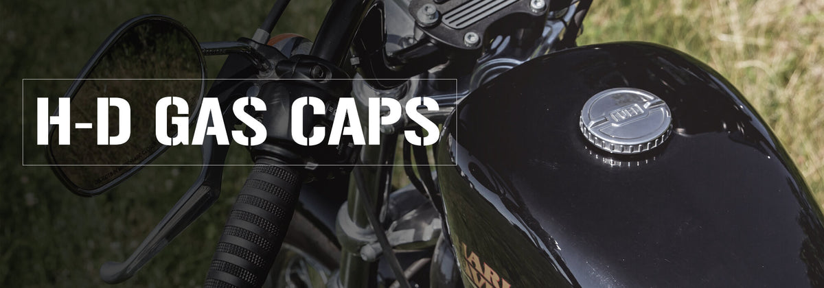 Lowbrow Customs Gas Caps for Harley-Davidson Motorcycles