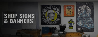 Motorcycle Banners & Signs