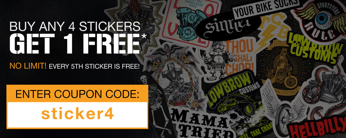Custom Motorcycle Decals, Stickers & Graphics for Bikers – Lowbrow Customs