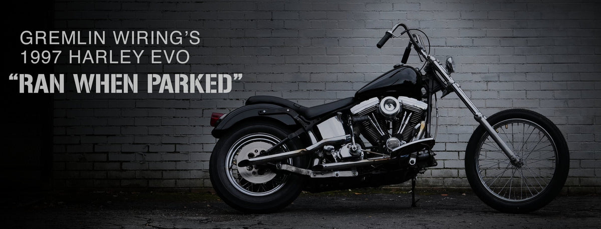 The Parts From Gremlin Wiring's 1997 Harley Softail Chopper "Ran When Parked" Video Series