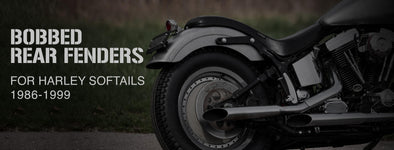 Bobbed Rear Fenders for Harley Softails 1986-1999