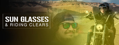 Lowbrow Customs Motorcycle Riding Clears and Sunglasses