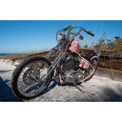 6 inch Chrome Tapered Handlebar Riser Set