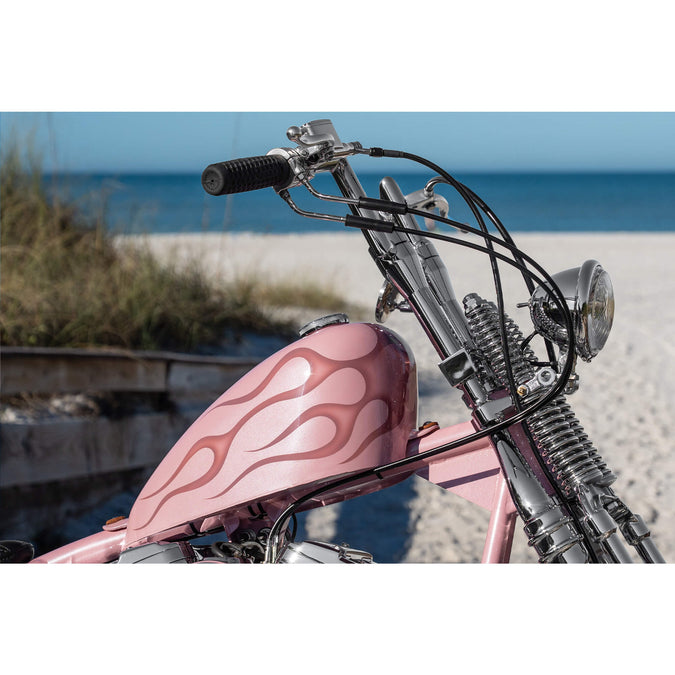 6 inch Chrome Tapered Handlebar Riser Set