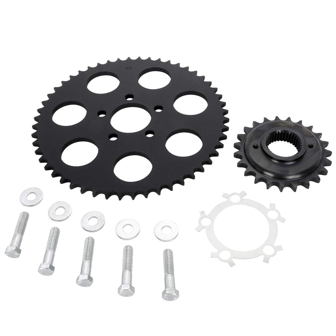 Belt to Chain Conversion Kit Harley 1200 Sportster 1995-2003 - Black Sprocket