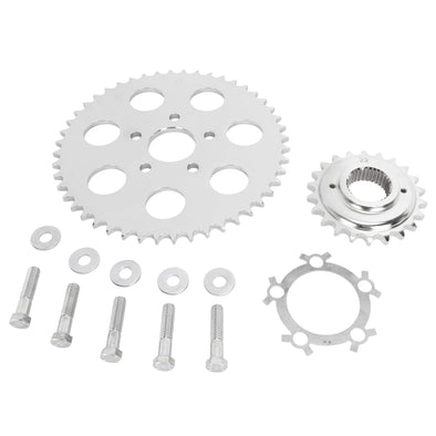 Belt to Chain Conversion Kit Harley 883 Sportster 1995-2003 - Chrome Sprocket