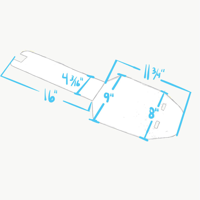 Chopper Seat Pan Kit