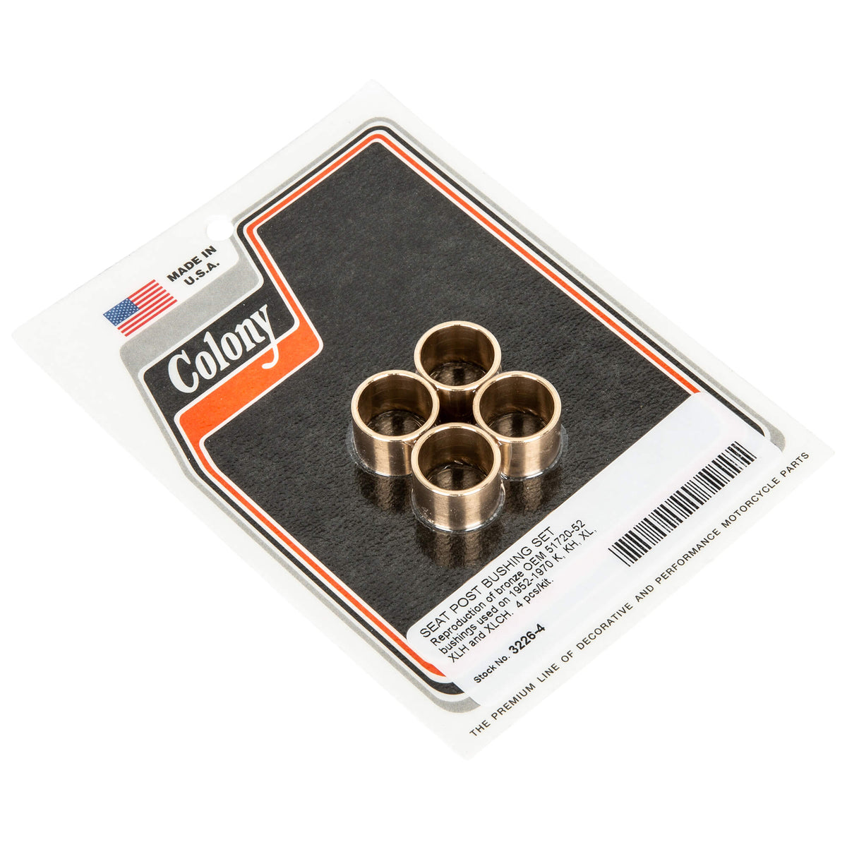 Colony Chrome Seat Post Spring Set For Harley-Davidson Sportster K/KH/XL (1952-1970) - 3201-4