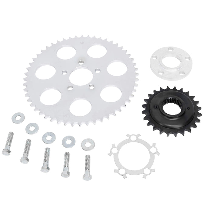 Belt to Chain Conversion Kit Harley-Davidson Dyna 1994-99 - Chrome Sprocket
