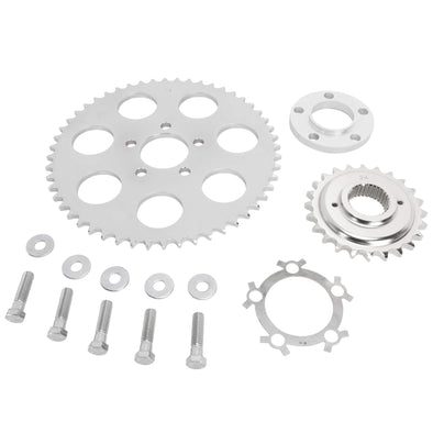 Belt to Chain Conversion Kit 2000-2005 Harley-Davidson Dyna Spoked Wheels - Chrome Sprocket