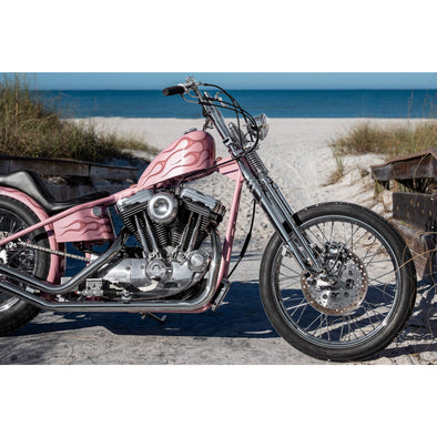 Front Caliper Bracket for Springer Models - Chrome