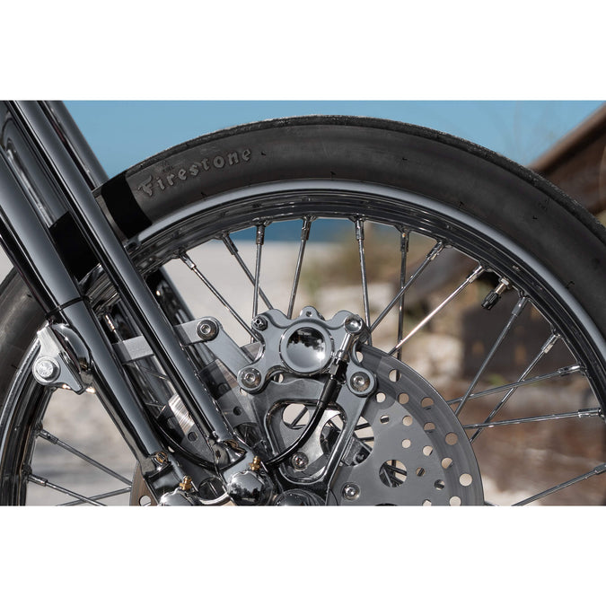 Front Caliper Bracket for Springer Models - Chrome