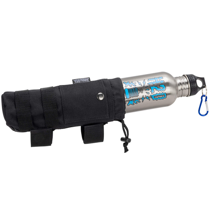 Stainless Steel Water Bottle and Black Carrier 2.0 Combo - Save $2.95!