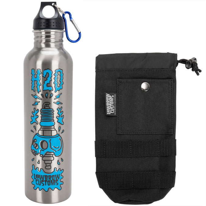 Stainless Steel Water Bottle and Black Carrier 2.0 Combo - Save $2.95!