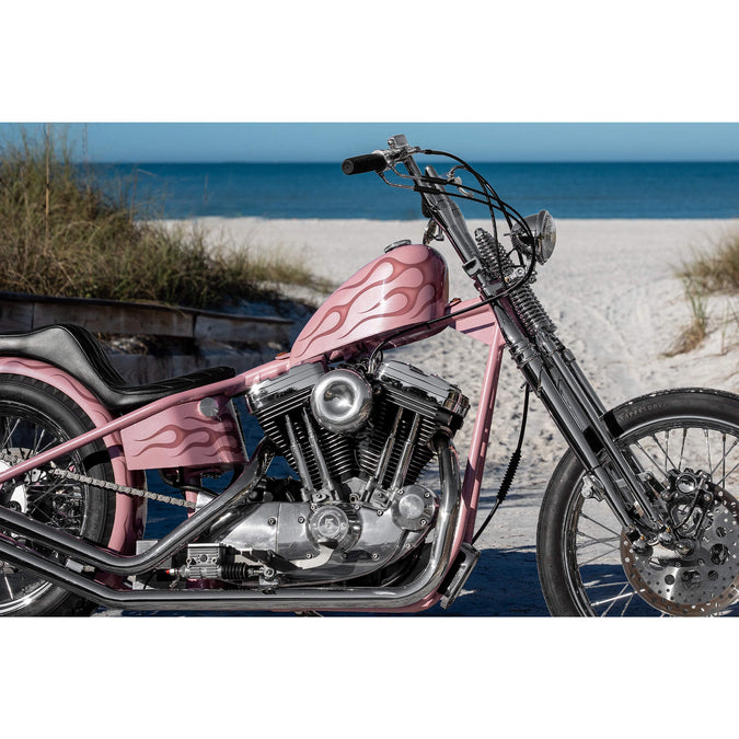 Frisco Mount Sportster Gas Tank - Narrow - Bayonet Filler - 2.1 gallon