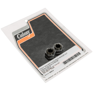 #3453-2 Rocker Plate Stud Spacer Nut 1926-1929 Harley-Davidson Singles/45 Twins 1930-1934 21" Singles - Parkerized