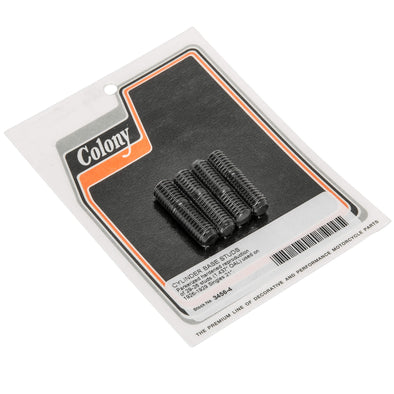 #3456-4 Cylinder Base Studs 1926-29 Harley-Davidson 21" Singles - Parkerized