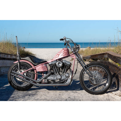 Hardbody Antique Style Springer Front End - 2 inch Over Length - Chrome