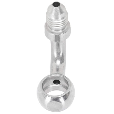 P599-03-04C 90 Degree 7/16 inch Banjo Fitting - Stainless Steel