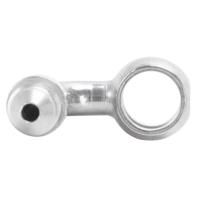 P599-03-04C 90 Degree 7/16 inch Banjo Fitting - Stainless Steel