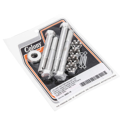 #3683-16 Lower Motor Mount Kit 1958-1965 Harley-Davidson OHV Big Twins - CAD Plated