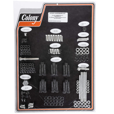 #8318 Stock Hardware Kit Late 1930-1936 Harley-Davidson VL - Parkerized