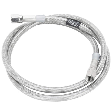 30314TC-CL - Universal Braided Stainless Brake Line - 14" - Clear Coated