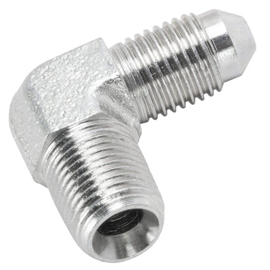 P822-03P3 90 Degree AN3 to 1/8 inch NPT Fitting - Stainless Steel