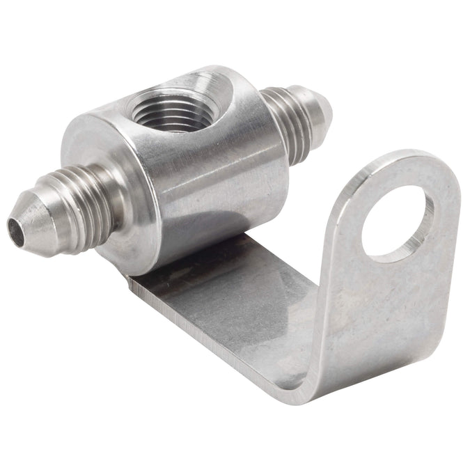 PMCHD-016C 1/8 inch NPT Universal Rear Junction Block with Brake Light Switch Mount - Stainless Steel