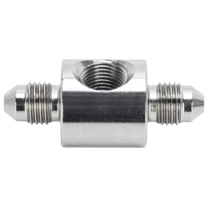 PMCHD-011C 1/8 inch NPT Universal Rear Junction Block with Brake Light Switch Hole - Stainless Steel