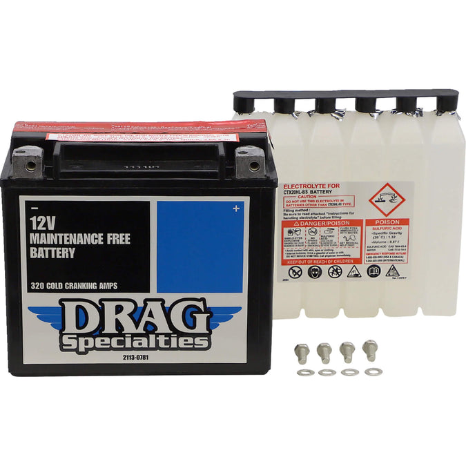 AGM Maintenance Free Battery 2000-Up Harley-Davidson Softails 99-17 FXD/FXDWG/FLD