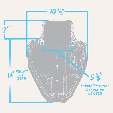 Le Pera Signature II Solo Seat fits Rigid Frame
