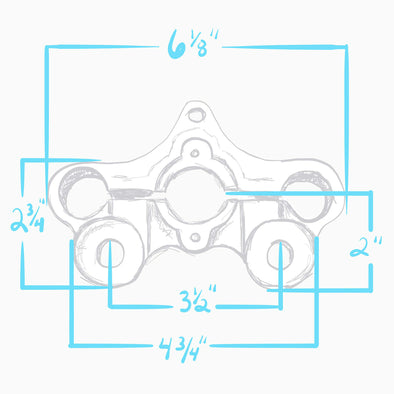Springer Top Clamp for Standard 3.5" Handlebar Risers